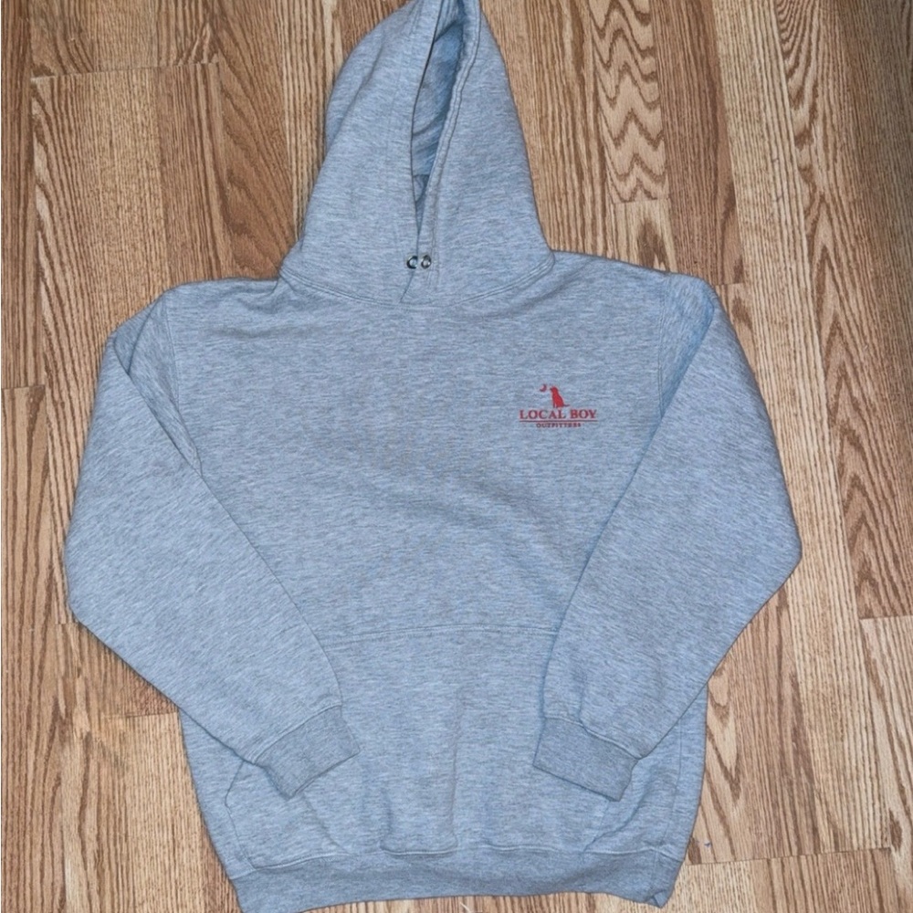 Gray Local Boy Hoodie